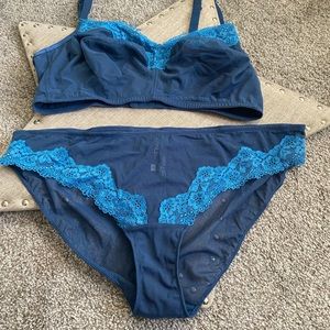 NWT ADORE ME BRA AND PANTY SET BRA 2X PANTY 2X
